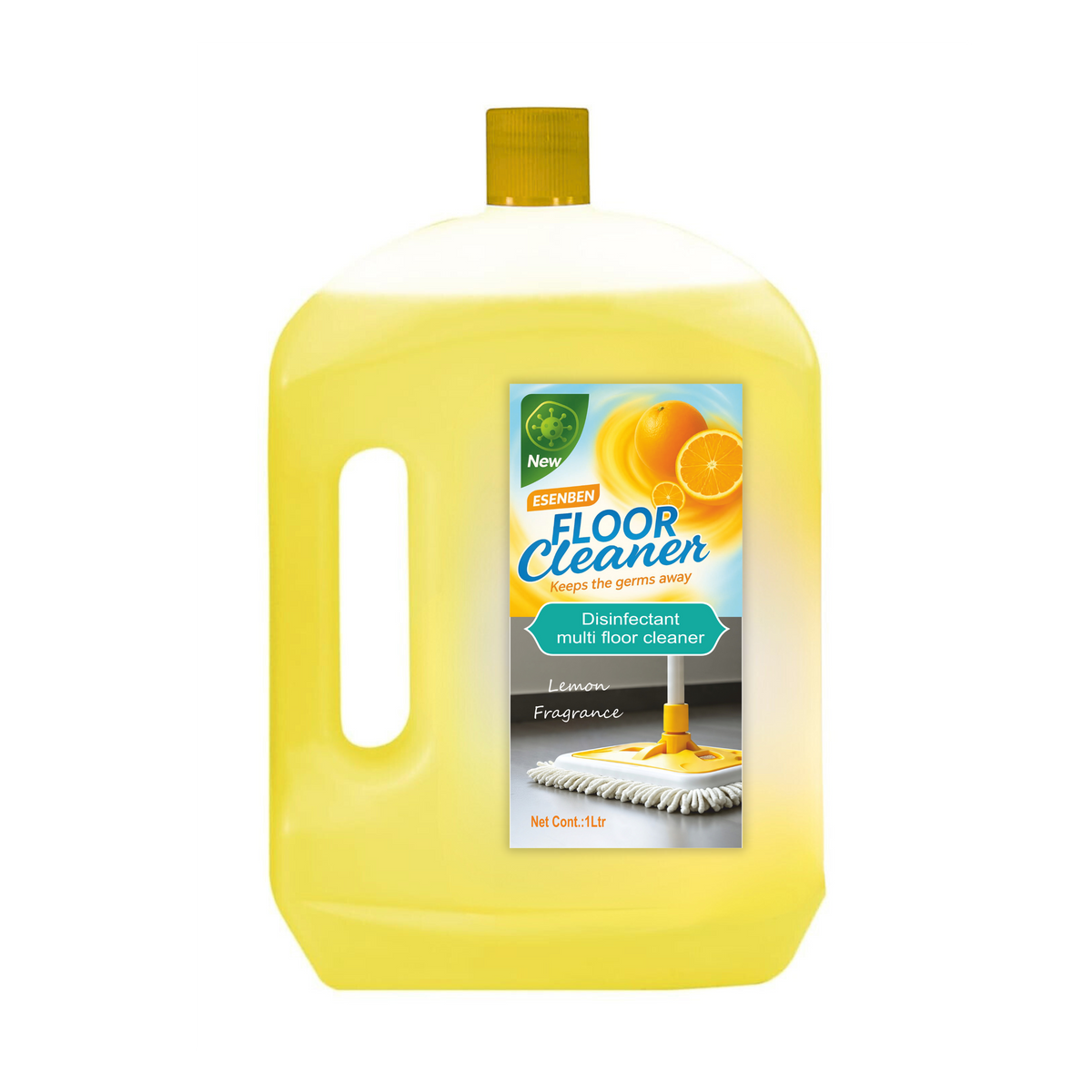 Disinfectant Multi Floor Cleaner Liquid, Citrus Fragrance, 1 Litre