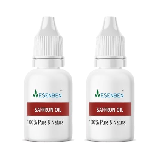 100% Pure & Natural Saffron Oil | Skin Brightening, Anti-Aging & Hair Nourishment |50ml | Pack of 2