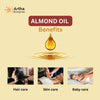 Almond Oil | 100% Pure & Natural | 50ml | pack of 2