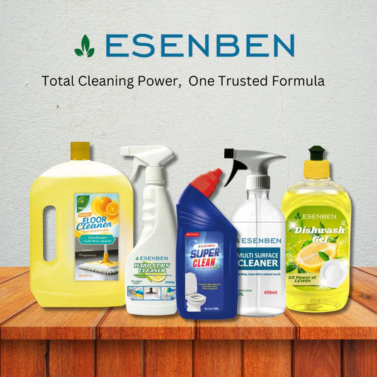 Cleaning Set, Multi Surface Cleaner | Floor Cleaner, Hard Stain Remover, Toilet Cleaner, Dish Wash Gel
