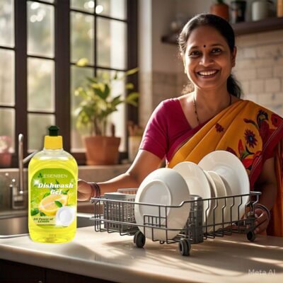 Esenben Dish wash Gel - Lemon Fragrance - 500ml - Pack of 2 - Image 7