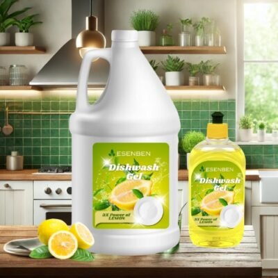 Esenben Dish wash Gel - Lemon Fragrance - 500ml - Pack of 2 - Image 4