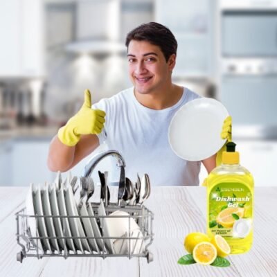 Esenben Dish wash Gel - Lemon Fragrance - 500ml - Pack of 2 - Image 3